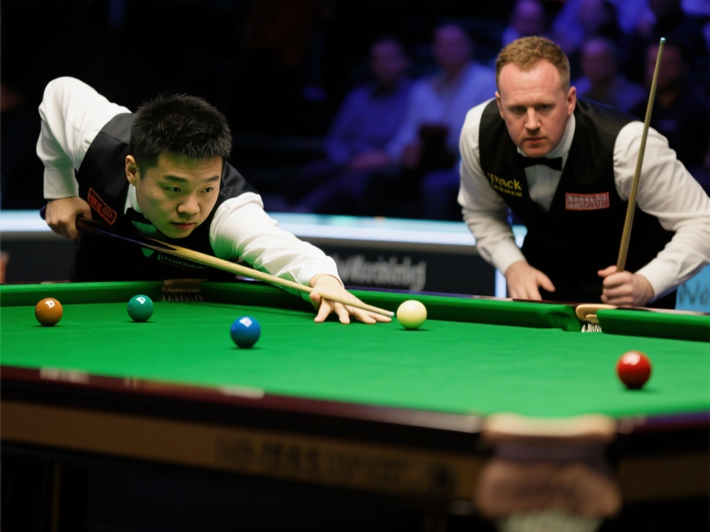 赵心童强势领跑斯诺克世锦赛1/4决赛 斯诺克比赛的魅力不仅仅在于击球,更在于选
